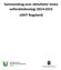 Sammendrag over aktiviteter innen velferdsteknologi 2014-2015 USHT Rogaland
