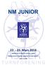 22. - 23. Mars 2014 Velkommen til NM for juniorer i Asker Konkurranse for gutter og jenter fra hele landet!