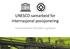 UNESCO-samarbeid for internasjonal posisjonering. Industristedene Notodden og Rjukan