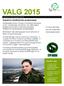 VALG 2015 Valgprogram for Hasvik Senterparti 2015-2019