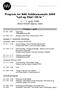 Program for NAS Jubileumsmøte 2005 Lyd og Ulyd i 50 år