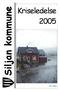 Siljan kommune. Kriseledelse 2005. Flom i Opdalen