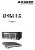 DKM FX. Hurtigguide For modulære og kompakte matriser