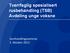 Tverrfaglig spesialisert rusbehandling (TSB) Avdeling unge voksne. Samhandlingsseminar 3. 0ktober 2012