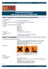 SIKKERHETSDATABLAD Kalibrerings standard kit (BAM K010)