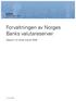 Forvaltningen av Norges Banks valutareserver. Rapport for fjerde kvartal 2008