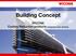 Building Concept. WICONA Cooling Reduction products (Integrated solar shading)