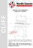 CLIFF. Montering, -bruk og vedlikehold for Gassgrill CLIFF GG201409
