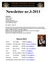 Newsletter nr.3-2011