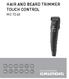 HAIR AND BEARD TRIMMER TOUCH CONTROL MC 7240