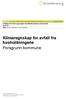 Klimaregnskap for avfall fra husholdningene Porsgrunn kommune