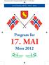 Programmet 2012_Programmet 2008 02.05.12 12:37 Side 1. Grunnloven 198 år 1814-2012. Program for 17. MAI