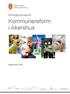 Kartleggingsrapport. Kommunereform i Akershus