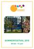 SOMMERFESTIVAL 2015 30.mai - 14. juni