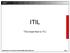 USIT ITIL. The beast that is ITIL. UNIVERSITETETS SENTER FOR INFORMASJONSTEKNOLOGI Side 1