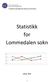 Statistikk for Lommedalen sokn