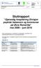 Ullensaker. Sluttrapport. Gjensidig hospitering Divisjon psykisk helsevern og kommuner på Øvre Romerike mai 2009 juni 2010