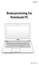 NW6994. Bruksanvisning for Notebook PC