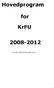Hovedprogram. for. KrFU 2008-2012
