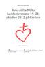 Norges Unge Katolikker Landsstyremøte 19. til 21. oktober 2012