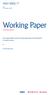 Working Paper ANO 2002/7. Kan pengepolitikken påvirke koordineringsgraden i lønnsdannelsen? En empirisk analyse. Victoria Sparrman