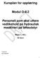 Kursplan for opplæring. Modul O-8.2. Personell som skal utføre vedlikehold på hydraulisk maskineri på løfteutstyr