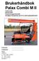 Brukerhåndbok Palax Combi M II Traktordrift Elmotordrift Forbrenningsmotordrift Svingbar transportør på 4,3 m med hydraulikkmotor