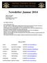 Newsletter Januar 2014