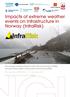 Impacts of extreme weather events on infrastructure in Norway (InfraRisk)