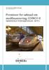 Premisser for søknad om medfinansiering, COINCO II Oppsummering av forankringsprosess juni juli 2011 7/19/2011