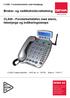 CL600 - Forsterkertelefon med alarm, teleslynge og indikeringslampe