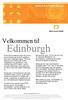 Edinburgh. Velkommen til