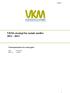 VKMs strategi for sosiale medier 2011-2013