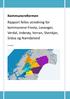 Kommunereformen Rapport felles utredning for kommunene Frosta, Levanger, Verdal, Inderøy, Verran, Steinkjer, Snåsa og Namdalseid