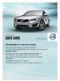 QUICK GUIDE WEB EDITION VELKOMMEN TIL DIN NYE VOLVO! VOLVO C30