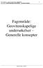 Fagområde: Geovitenskapelige undersøkelser Generelle konsepter