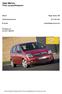 Opel Meriva Priser og spesifikasjoner