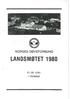 NORGES. DØVEFORBUND LANDSMØTET 1980 27.-28. JUNI I TROMSØ