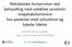 Metabolske forstyrrelser ved behandling med selek5ve serotonin reopptakshemmere hos pasienter med schizofreni og bipolar lidelse