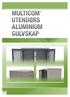 MULTICOM UTENDØRS ALUMINIUM GULVSKAP