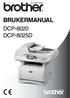 BRUKERMANUAL DCP-8020 DCP-8025D