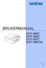 BRUKERMANUAL DCP-385C DCP-383C DCP-387C DCP-585CW. Version 0 NOR
