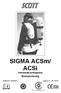 SIGMA ACSm/ ACSi Selvstendig pusteapparat