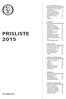 PRISLISTE 2015. www.sleipner.no. Styring & Manøvrering. Fremdrift. Ankervinsjer. Lanterner & Belysning. Sikkerhet. Elektrisk & elektronikk