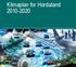 Klimaplan for Hordaland 2010-2020