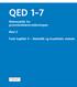 QED 1 7. Matematikk for grunnskolelærerutdanningen. Bind 2. Fasit kapittel 4 Statistikk og kvantitativ metode