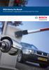 REG-Sentry fra Bosch Automatisert adgangskontrollsystem for biler