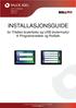 INSTALLASJONSGUIDE. for Trådløs bryterboks og USB brytermodul til Programsnedker og Rolltalk