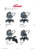 BAGVOGN Bagvogn Pram. KOMBI Bagvogn og Sportsvogn Pram and Pushchair. DUO Bagvogn og Sportsvogn Pram and Pushchair. SPORT Sportsvogn Pushchair