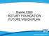 Distrikt 2260 ROTARY FOUNDATION FUTURE VISION PLAN. District Rotary Foundation Seminar